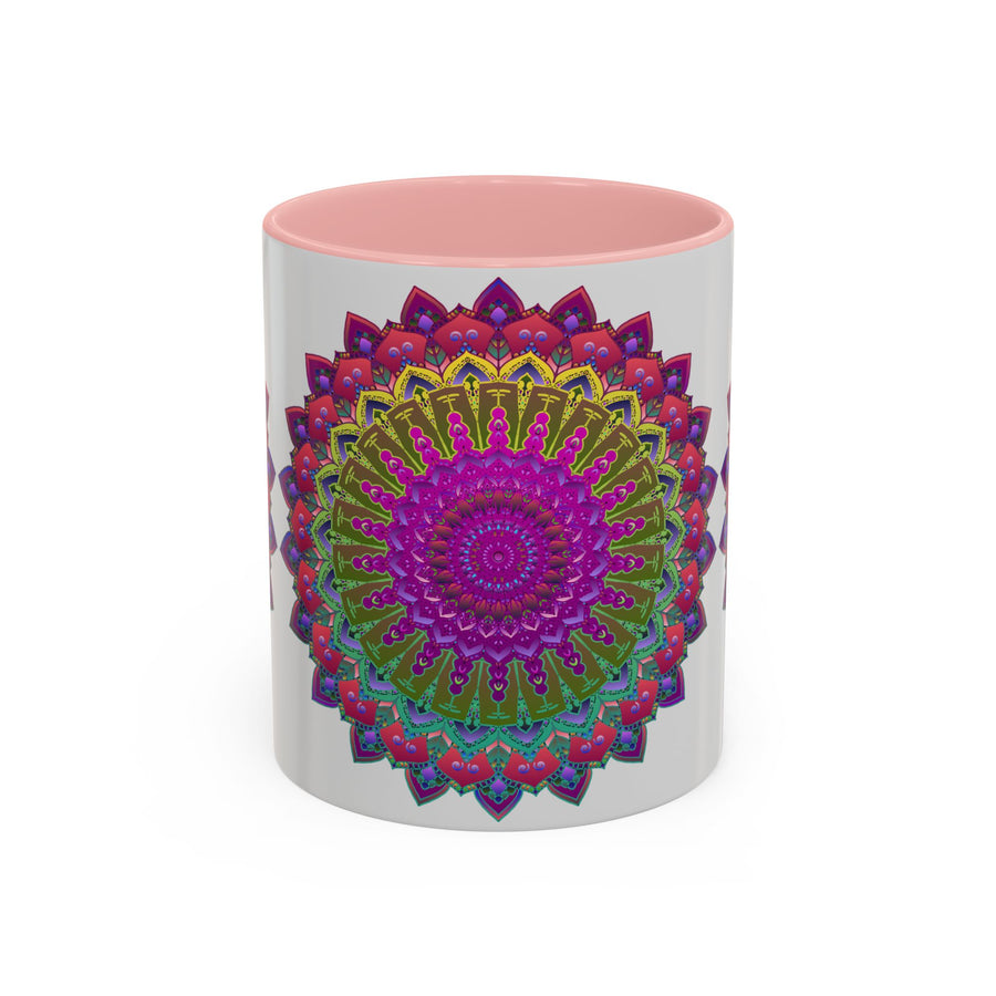  Colorful coffee mug with detailed and mesmerizing mandala art