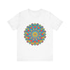 Vibrant Mandala Tee - Intricate Design with Colorful Patterns and Detailed Artwork for Bohemian Style Fashion Statement