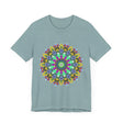 Colorful Mandala Peace T-Shirt featuring intricate spiritual art and vibrant colors