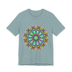 Colorful Mandala Peace T-Shirt featuring intricate spiritual art and vibrant colors