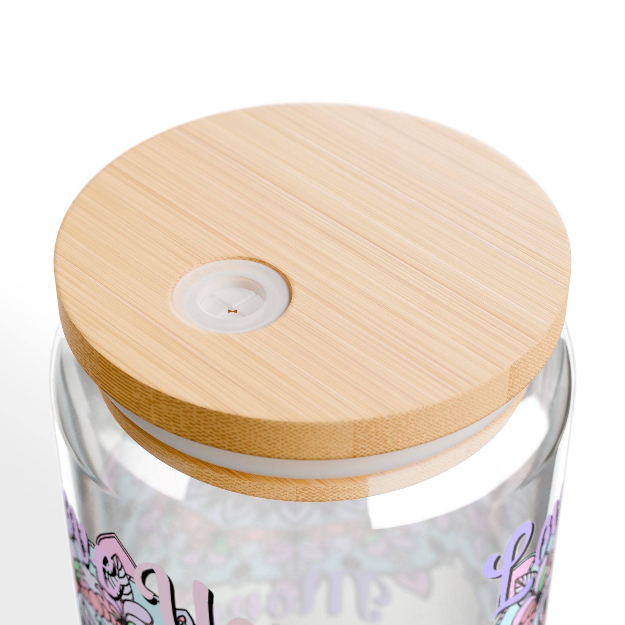 Mandala-Inspired Sipper Glass for Mom with Elegant Floral Design