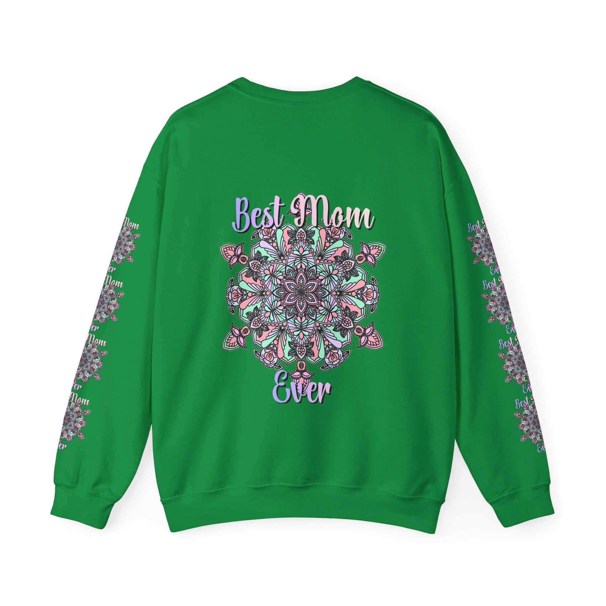 Cozy and stylish unisex crewneck sweatshirt with 'Best Mom Ever' design, perfect birthday gift for Mom