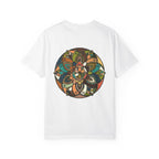 Mandala Earth Flora T-Shirt — Earthy Tones Geometric Art Tee