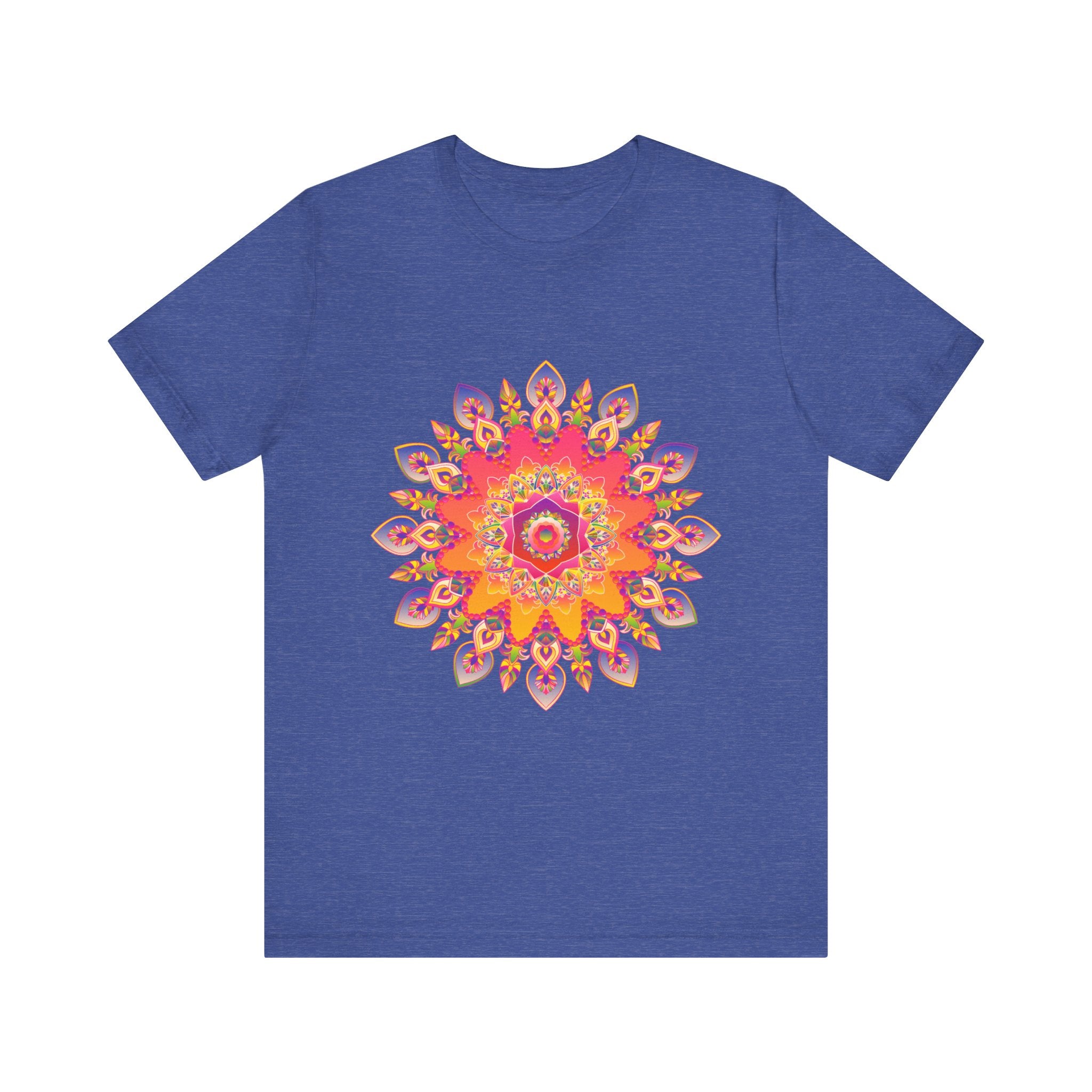 Vibrant Mandala T-Shirt - Colorful Spiritual Design alt text 12