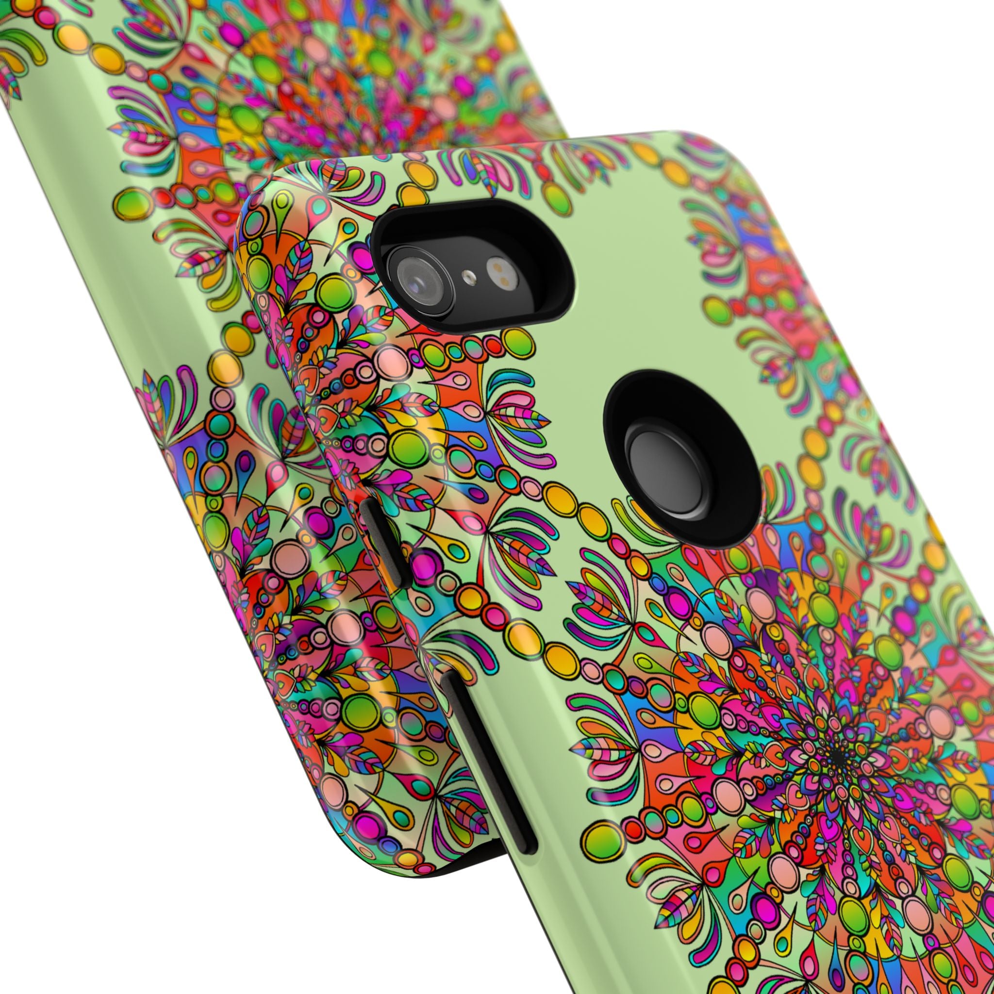 Vibrant Mandala iPhone & Google Pixel Case | Tough Cases