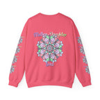 Felpa Girocollo Legame Madre-Figlia — Regalo di Famiglia Mandala Floreale