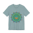Psychedelic Mandala Tee - Vibrant Flower Design Alt Text 51