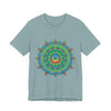 Psychedelic Mandala Tee - Vibrant Flower Design Alt Text 51