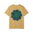 Unisex hand-drawn intricate mandala t-shirt featuring detailed geometric design