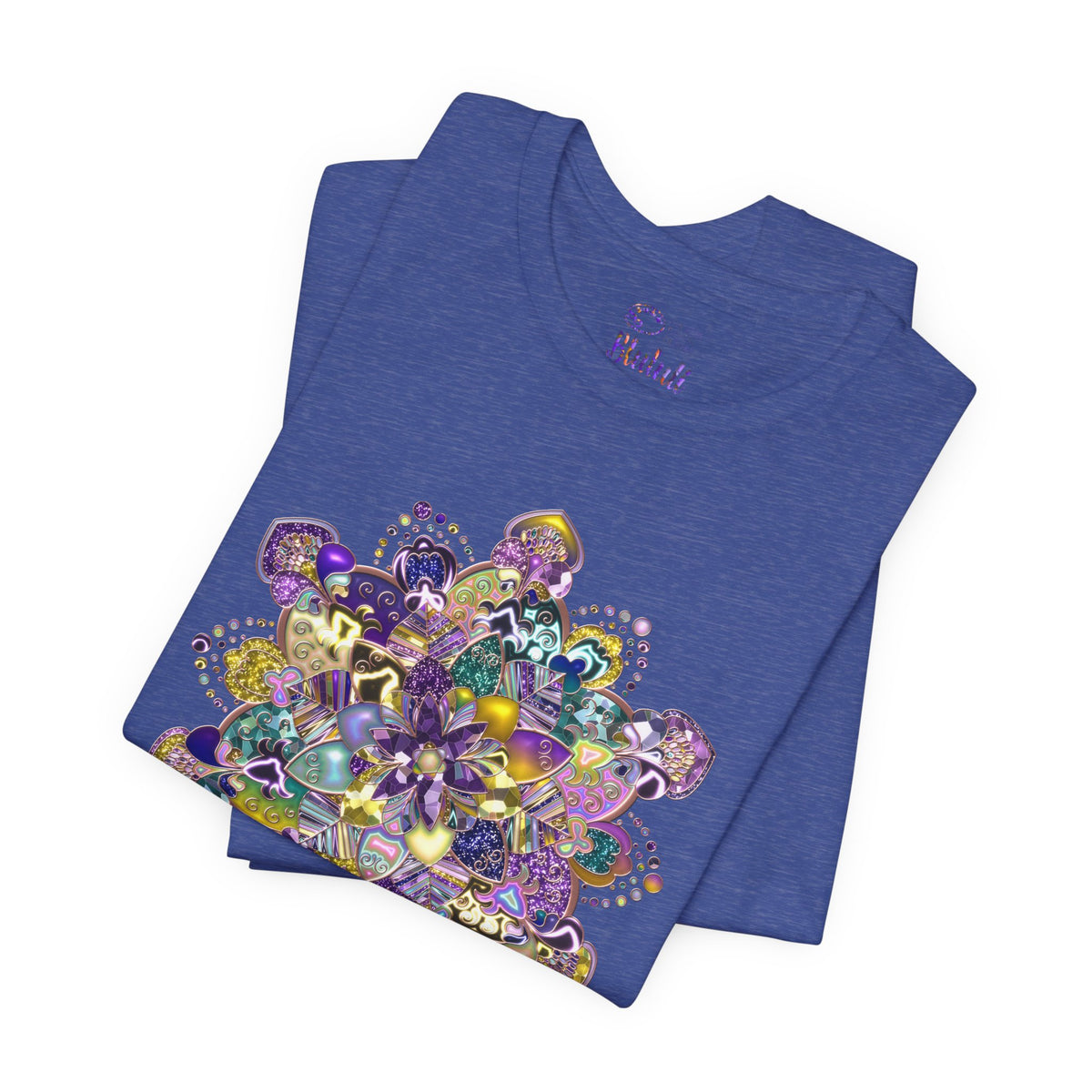 Unisex Floral Jewel Mandala T-Shirt
