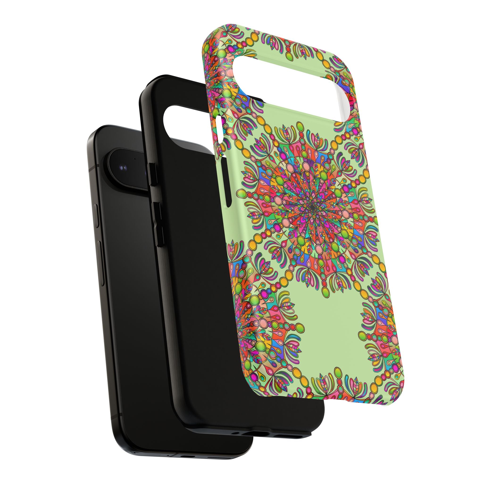 Vibrant Mandala iPhone & Google Pixel Case | Tough Cases