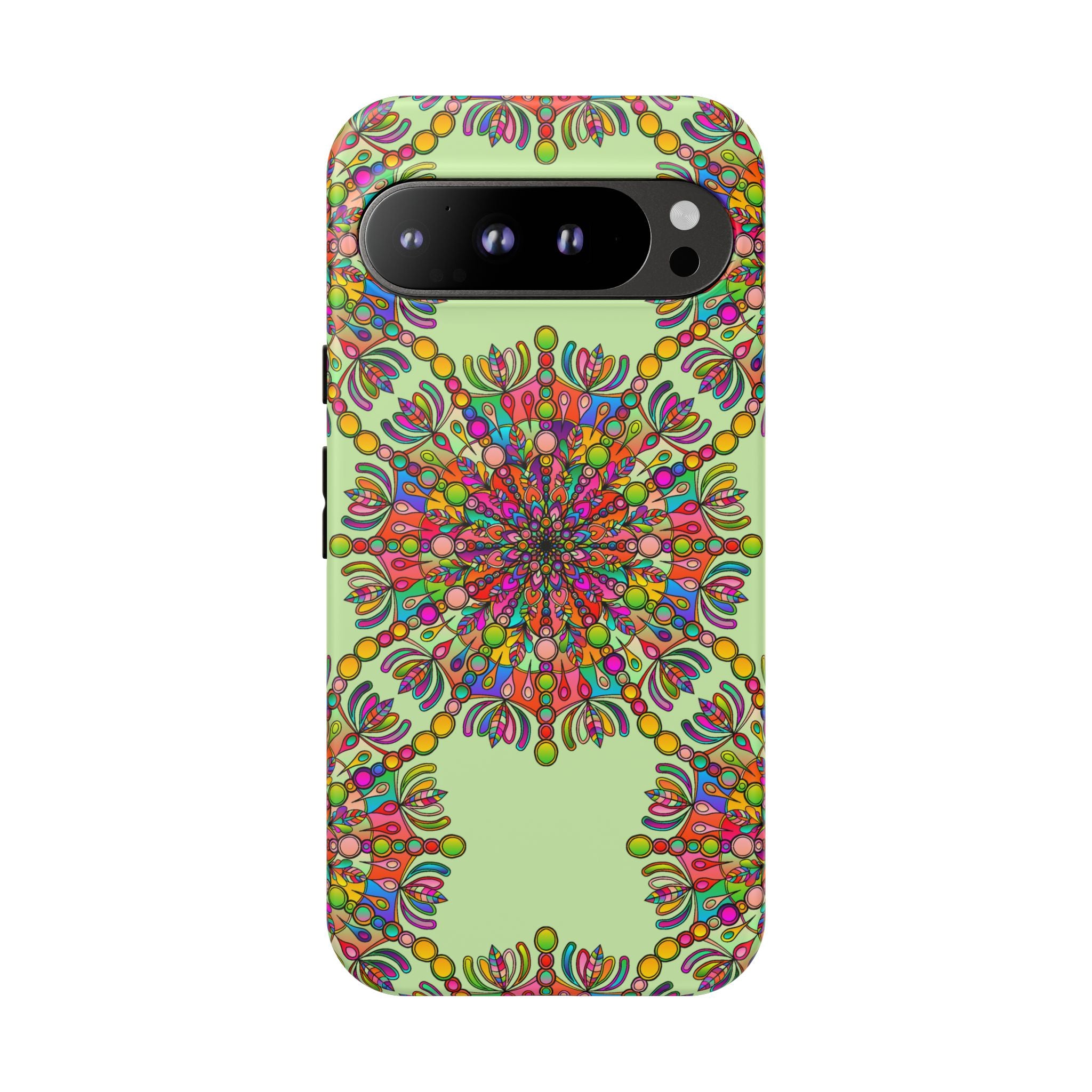 Vibrant Mandala iPhone & Google Pixel Case | Tough Cases