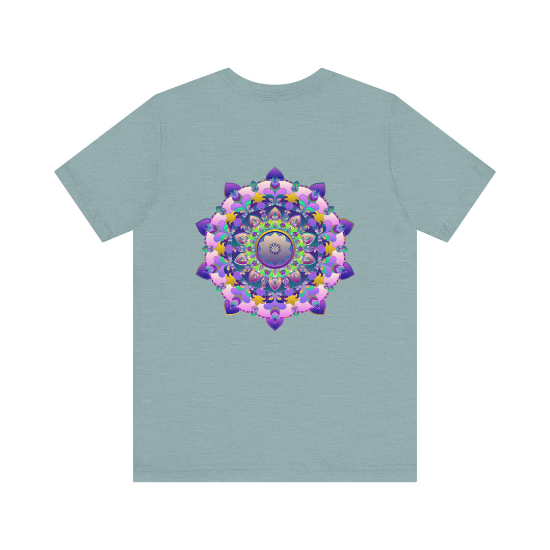 Vibrant Mandala T-Shirt featuring intricate design for Spiritual Peace & Harmony