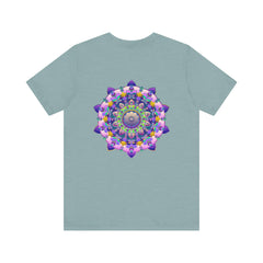 Vibrant Mandala T-Shirt featuring intricate design for Spiritual Peace & Harmony