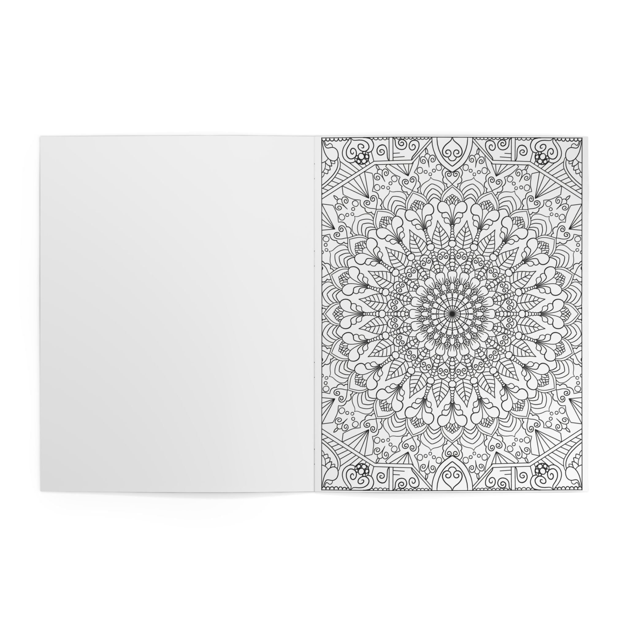 Mandala Coloring Book — Hand-Drawn Intricate Designs for Relaxation & Mindfulness