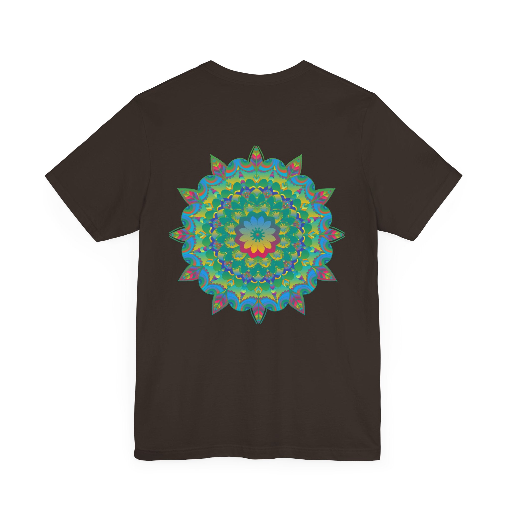 Beautiful Mandala Tee with intricate design representing spiritual peace and harmony, perfect for meditation and yoga practice