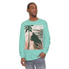 Black Cat Jungle Long Sleeve T-Shirt for nature enthusiasts alt text 67