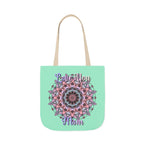 Mandala 'Love You Mom' Canvas Tote — Floral Mother's Day Gift Bag