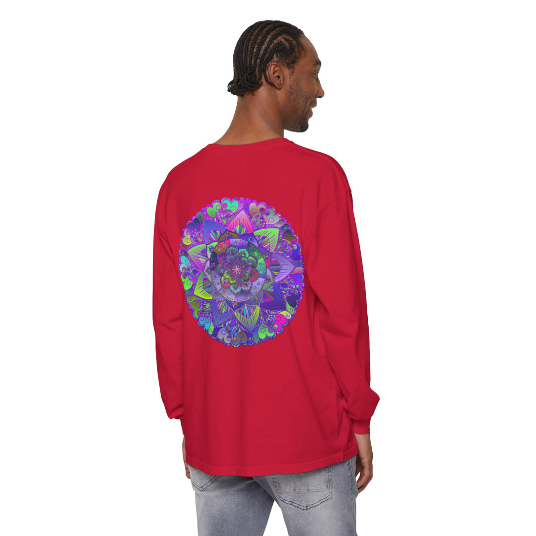 Intricate Mandala Long Sleeve T-Shirt - Psychedelic Art 38