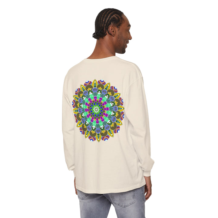 Colorful Mandala Long Sleeve T-Shirt - Spiritual Art 65