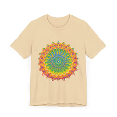 Vibrant Mandala Tee featuring intricate and colorful art and design