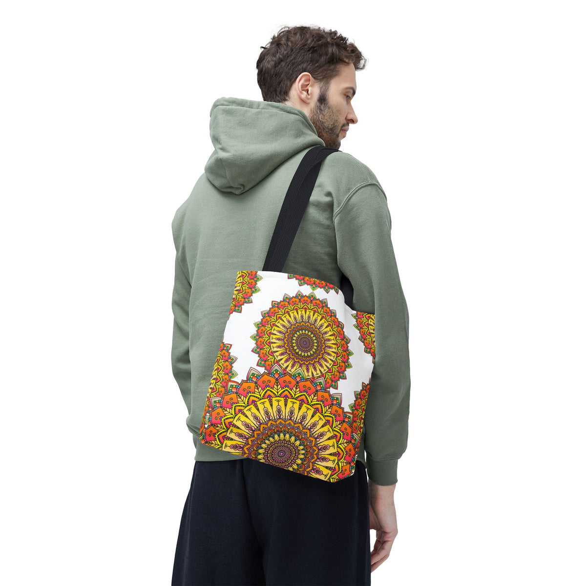 Solar Mandala Tote Bag