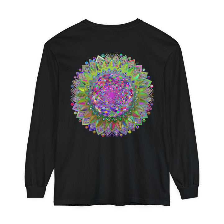 Eye-catching unisex t-shirt with a vibrant and bold mandala design