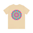 Vibrant Mandala Tee featuring intricate design representing spiritual peace and harmony, perfect for bringing positivity and tranquility to your wardrobe