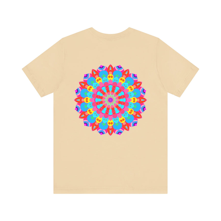 Vibrant Mandala Tee featuring intricate design representing spiritual peace and harmony, perfect for bringing positivity and tranquility to your wardrobe