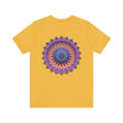 Vibrant Mandala T-Shirt featuring a colorful, intricate design symbolizing spiritual peace and harmony, perfect for adding positivity to your wardrobe