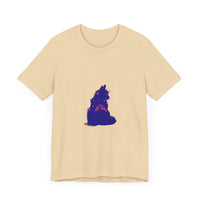 Black Cat Mystery - Colorful T-Shirt featuring a vibrant and eye-catching design