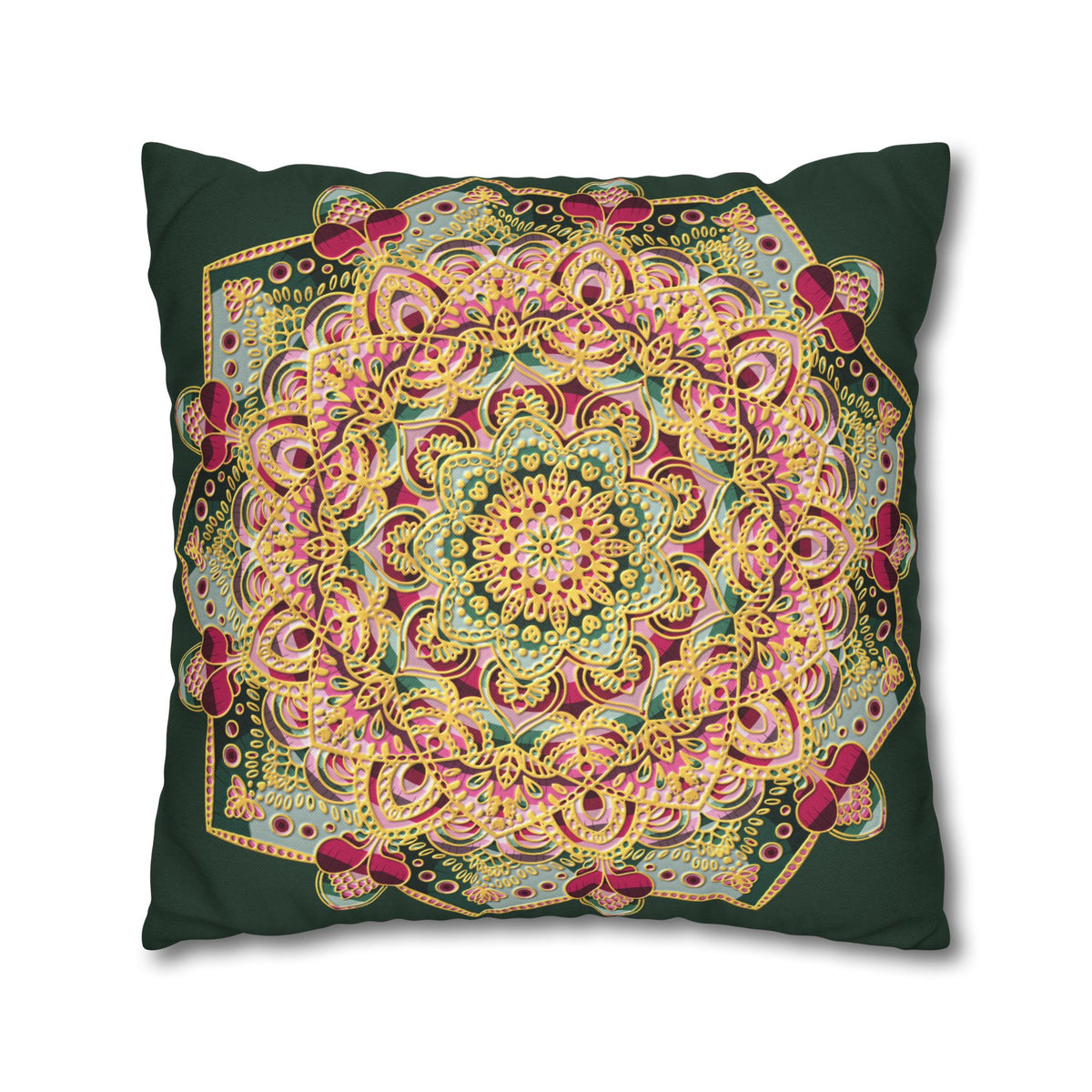 Mandala Boho Square Pillowcase