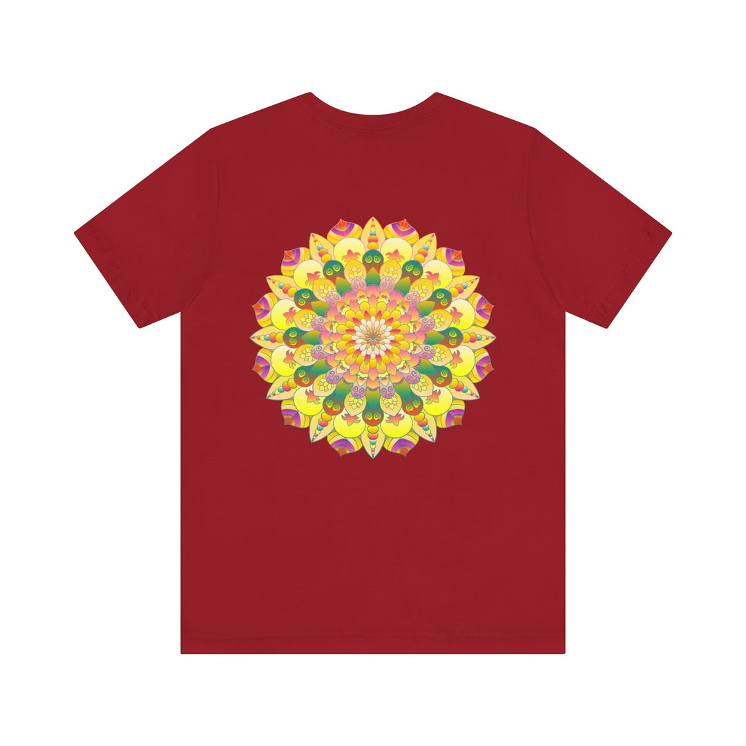 Vibrant Mandala Tee - Spiritual Peace & Harmony: a colorful, intricate mandala design representing peace and harmony