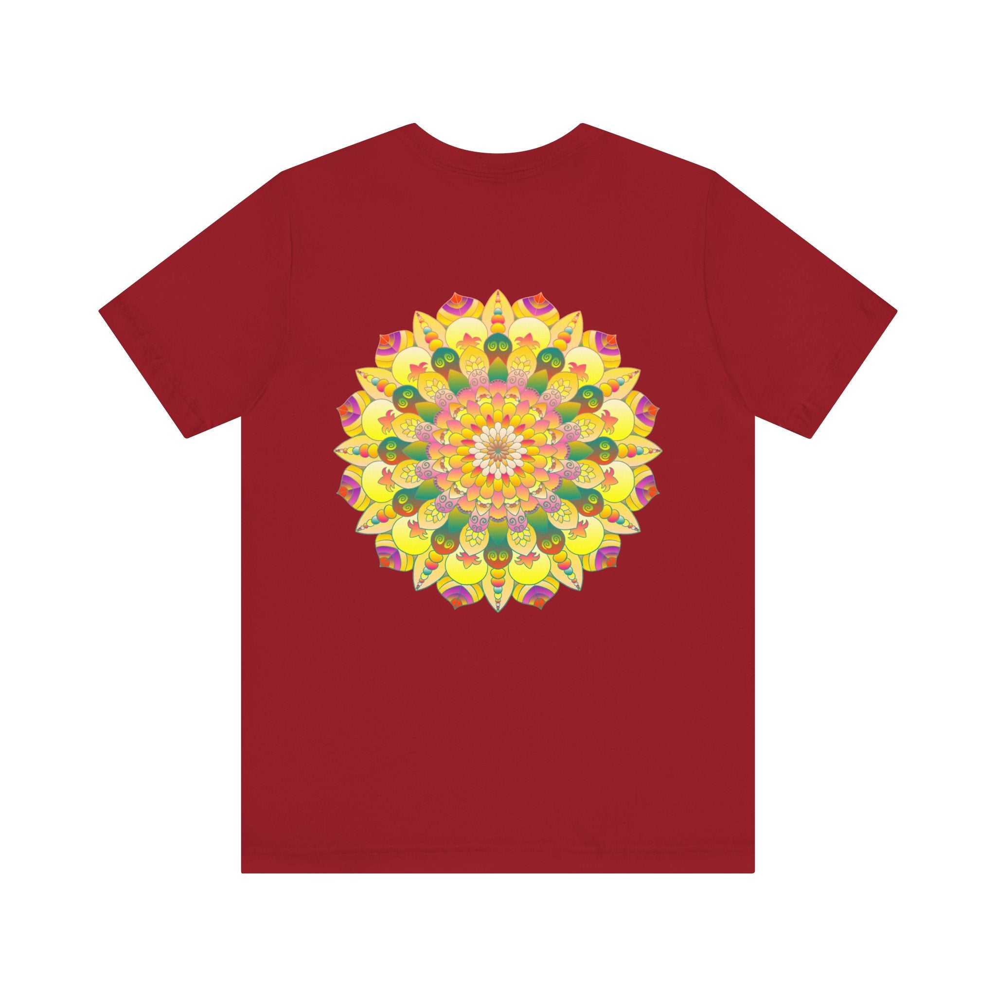 Vibrant Mandala Tee - Spiritual Peace & Harmony: a colorful, intricate mandala design representing peace and harmony
