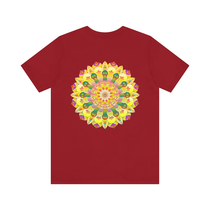 Vibrant Mandala Tee - Spiritual Peace & Harmony: a colorful, intricate mandala design representing peace and harmony