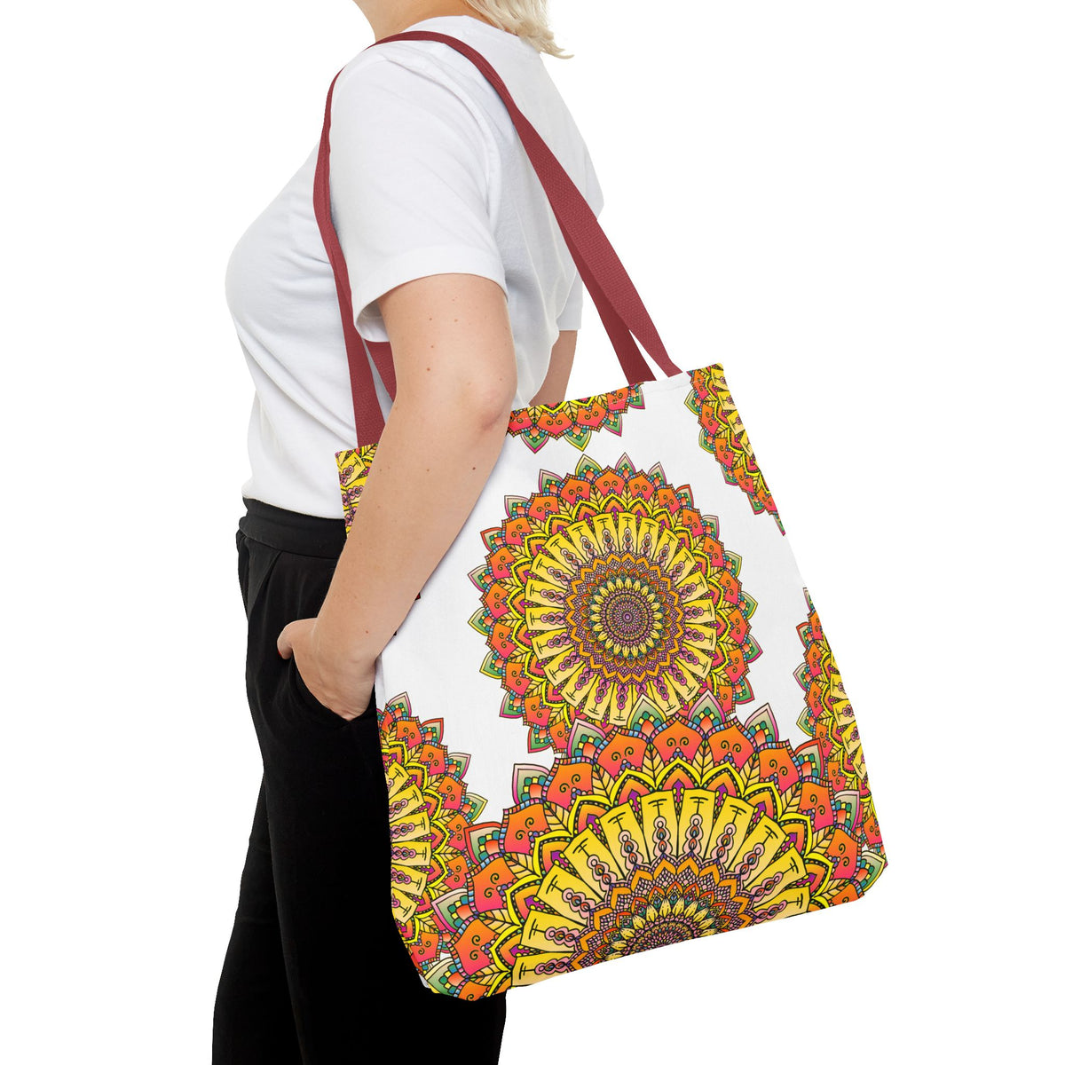 Solar Mandala Tote Bag