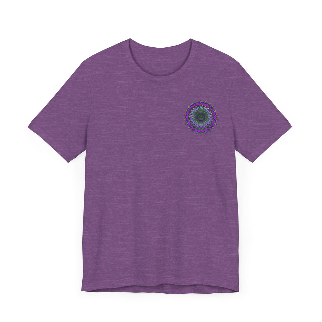 A beautiful and colorful Mandala Tee representing Spiritual Peace and Harmony