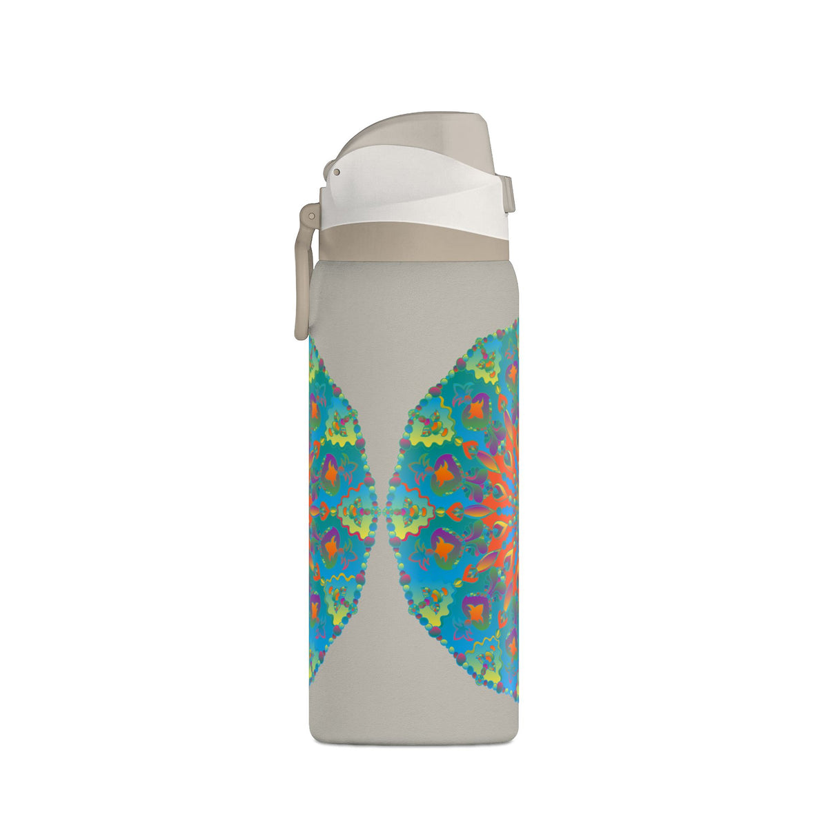 Borraccia termica da 32oz — Design mandala caleidoscopio colorato