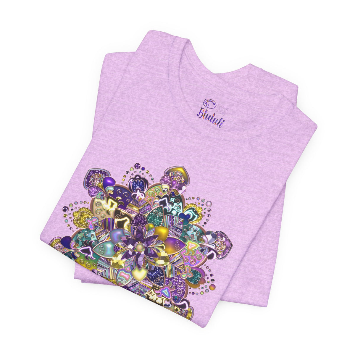 Unisex Floral Jewel Mandala T-Shirt