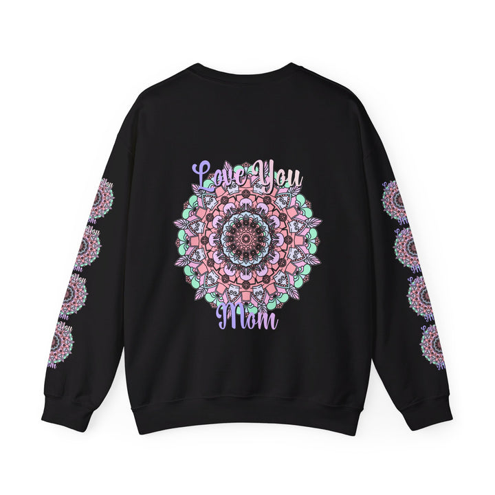 Cozy and stylish unisex crewneck sweatshirt featuring 'Love You Mom' perfect for gifting on mom's birthday