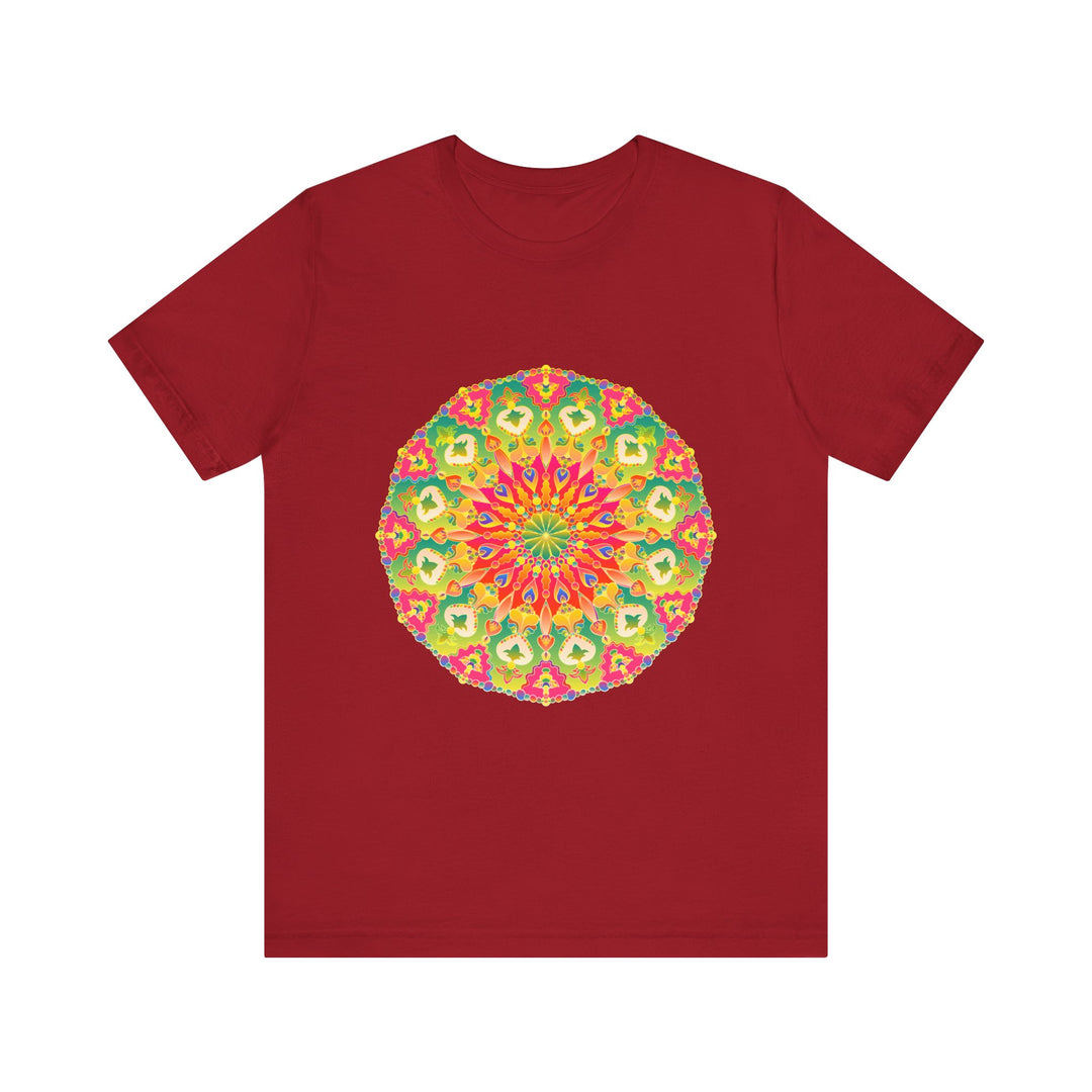 Vibrant Mandala Tee featuring a colorful and intricate design perfect for casual wear