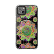 Eye-catching Mandala MagSafe®-Compatible iPhone 14/15 Impact Case with detailed mandala design and durable construction
