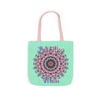 Mandala 'Love You Mom' Canvas Tote — Floral Mother's Day Gift Bag