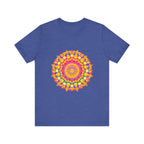 Colorful Mandala Tee with an intricate and vibrant pattern, perfect for adding a pop of color to your wardrobe