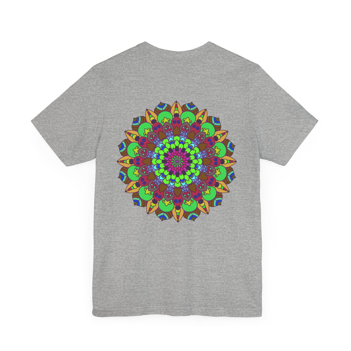 Vibrant Mandala T-Shirt featuring a beautiful and intricate design symbolizing peace and harmony, perfect for adding a pop of color to your wardrobe