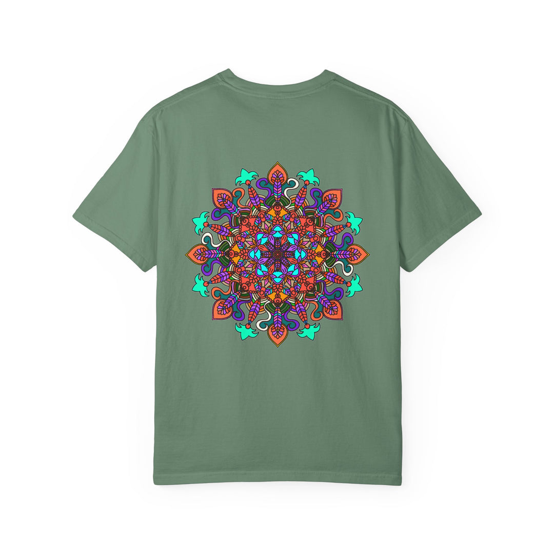 Mandala Art T-Shirt in Bold Colors for Creative Expression