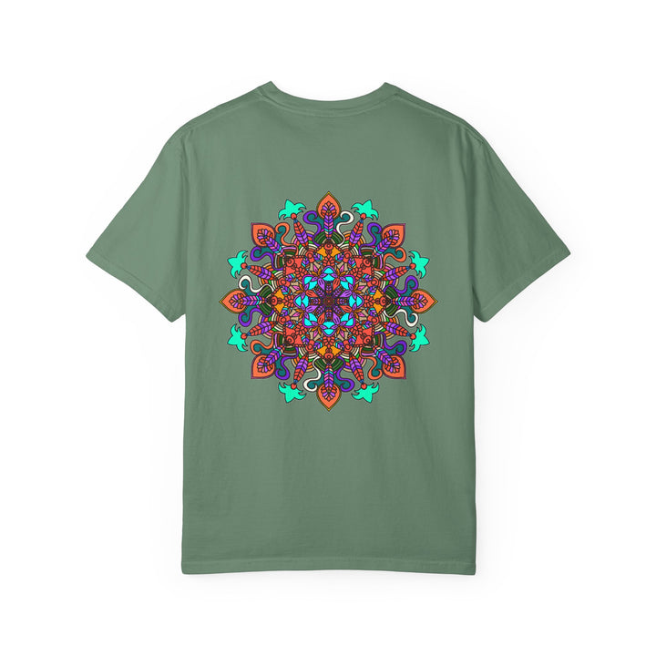 Mandala Art T-Shirt in Bold Colors for Creative Expression