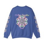 Unisex heavy blend crewneck sweatshirt featuring 'Mother-Daughter Bond' design - perfect birthday gift for mom