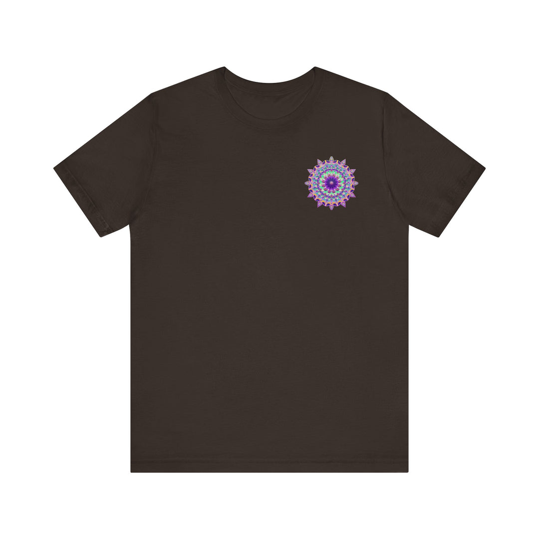  Spiritual Mandala Tee promoting peace, balance, and tranquility