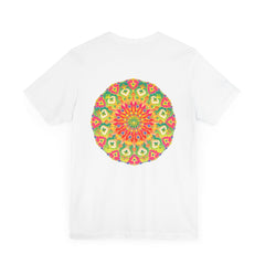 Vibrant Mandala T-Shirt featuring intricate spiritual design for peace and harmony